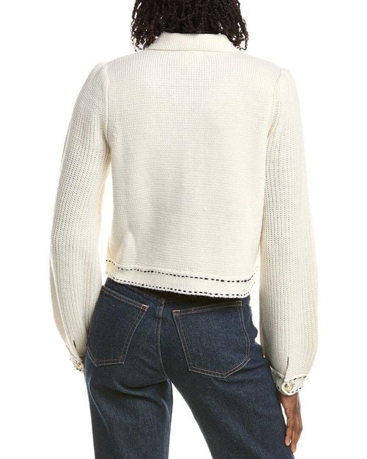 Cinq À Sept White Riya Jacket