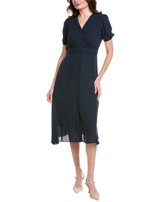 Nanette Lepore Blue Midi Dress