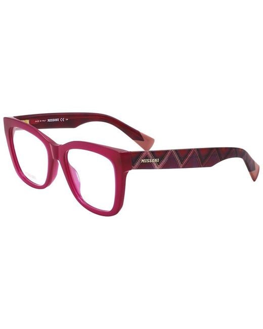 Missoni Red 53Mm Optical Frames