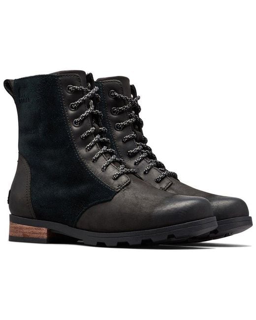 sorel emelie leather tall boots