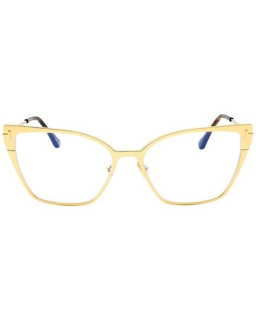 Tom Ford White 56Mm Optical Frames