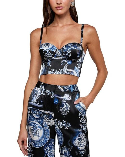 L'Agence Blue Sonya Bra