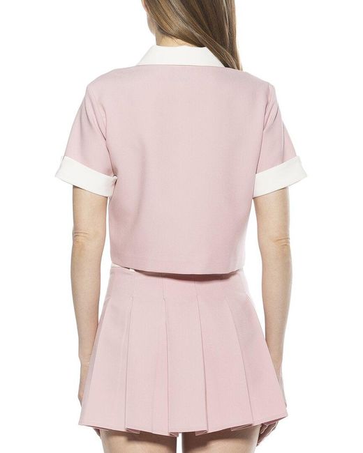 Alexia Admor Pink Emery Top