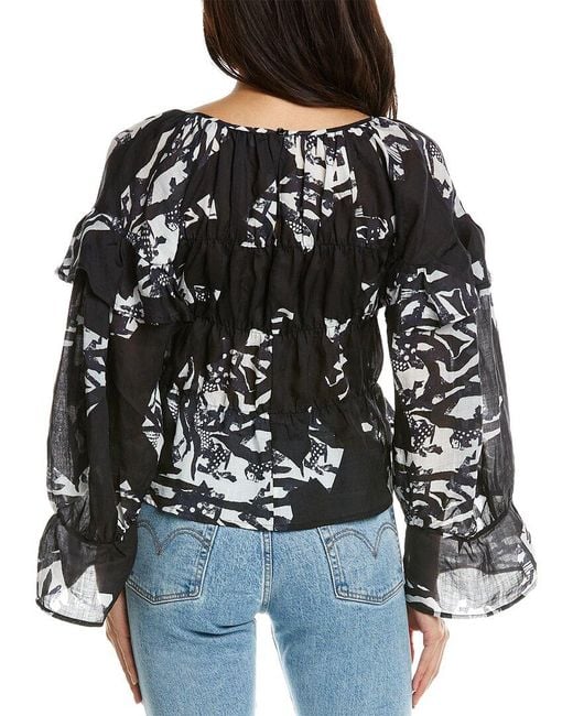 IRO Black Hilta Top