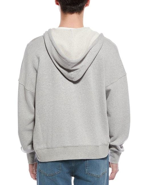 Golden Goose Deluxe Brand Gray Star Zip Hoodie for men