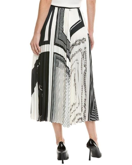 Helmut Lang Black Pleated Skirt