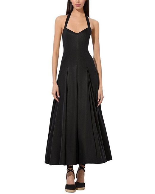 anne marie midi dress Anne Klein Side Ruched Mesh Midi Dress