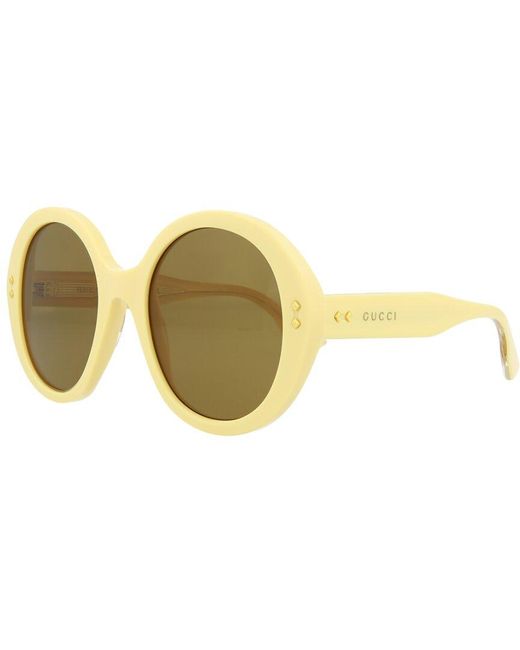 Gucci Yellow 54mm Sunglasses