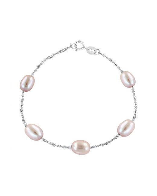 Effy Fine Jewelry White 7Mm Mm Pearl Bracelet