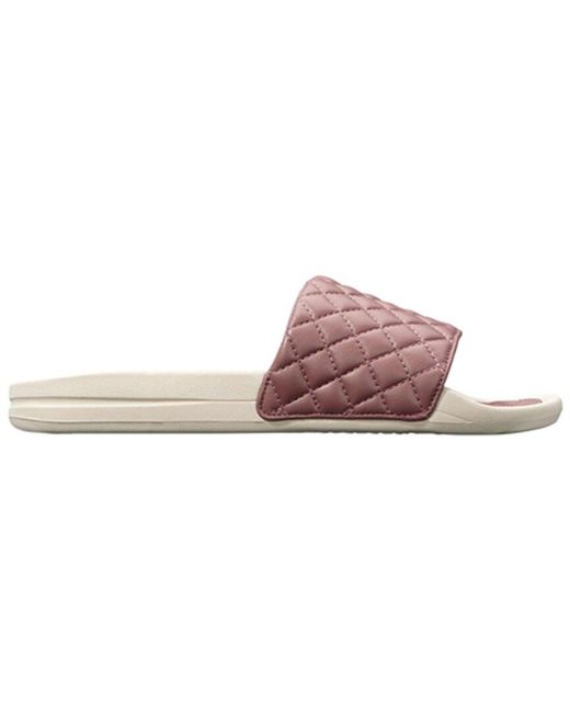 Athletic Propulsion Labs Pink Lusso Leather Slide