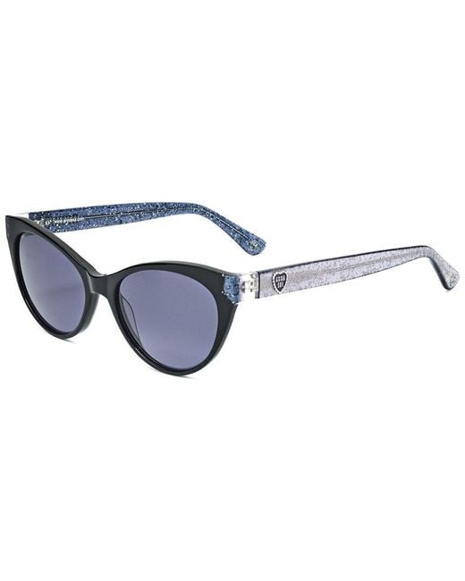 Anna Sui Blue As5098A 53Mm Sunglasses