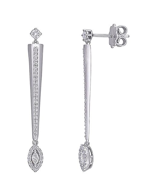 Diamond Select Cuts White 14k .50 Ct. Tw. Diamond Earrings