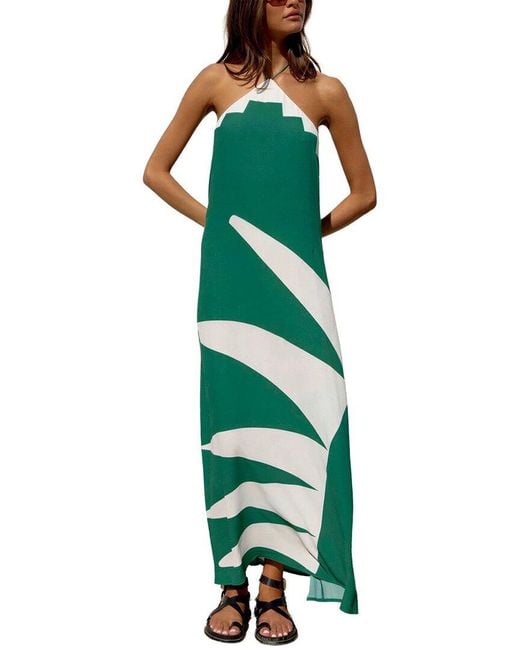 LOEY Green Maxi Dress