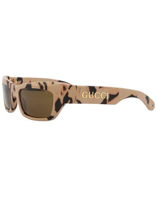 Gucci Brown Gg1296S 55Mm Sunglasses for men