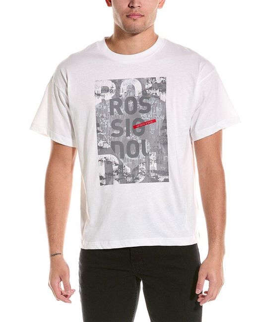 Rossignol White Rossi Comfy Print T-shirt for men