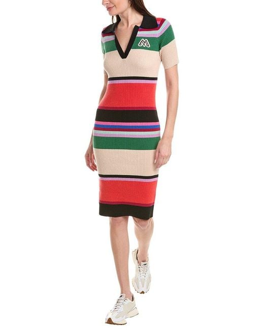 Mother Red The Long Run Midi Dress
