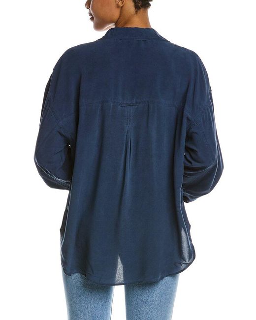Wildfox Blue Utility Shirt