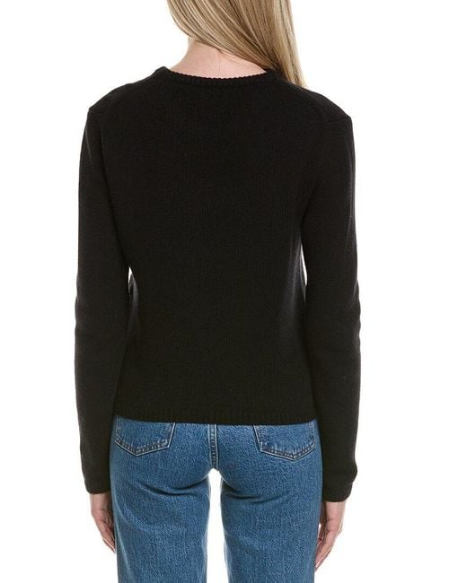 Moncler Black Sweater With Round Neck