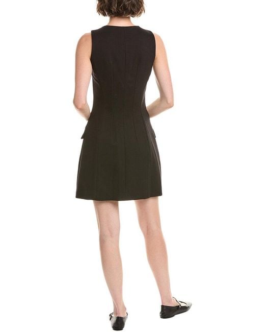 Rag & Bone Black Mona Ponte Sheath Dress
