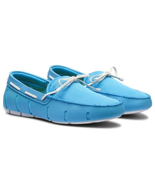 Swims Blue Braided Lace Loafer for men