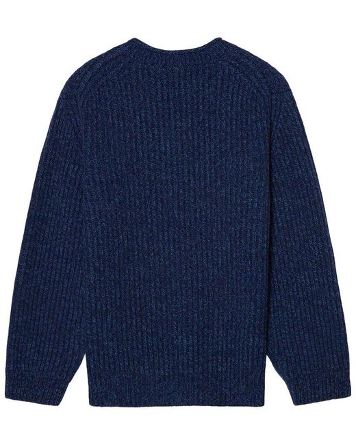 Robert Talbott Blue Cashmere & Wool-Blend Spencer Rollneck Sweater for men