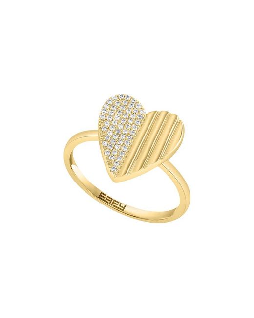 Effy Fine Jewelry Metallic 14K 0.69 Ct. Tw. Diamond Ring