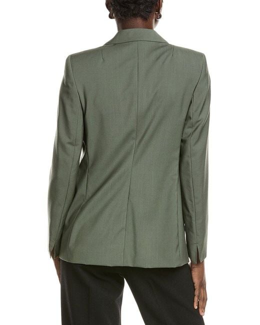 Akris Punto Green Wool-Blend Blazer