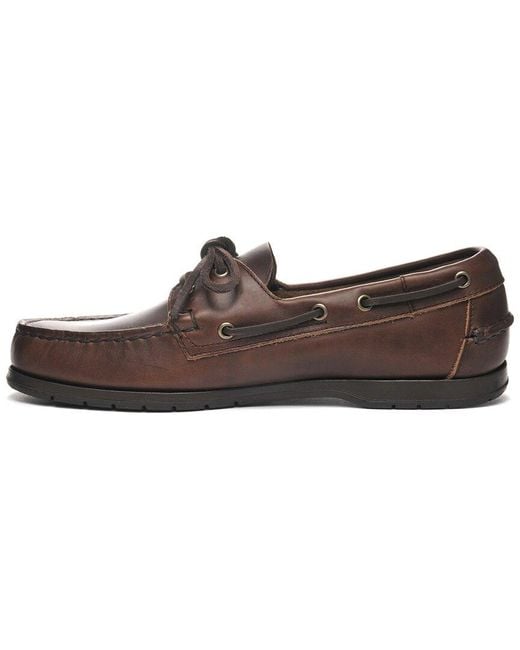 Sebago Endeavor Leather Boat Shoe in Brown for Men Lyst