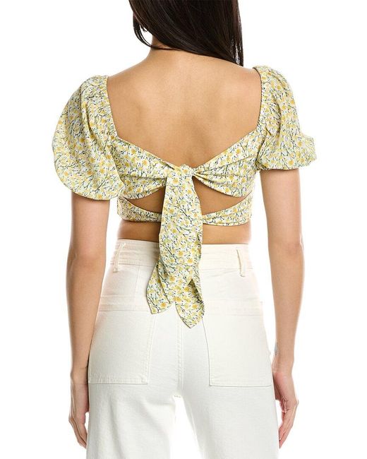 CELINA MOON Gray Angela Top