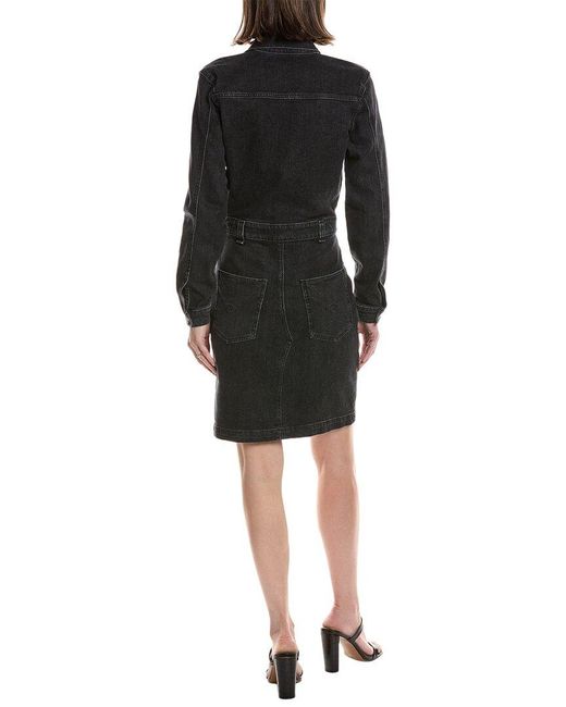 Hudson Black Reconstructed Mini Dress