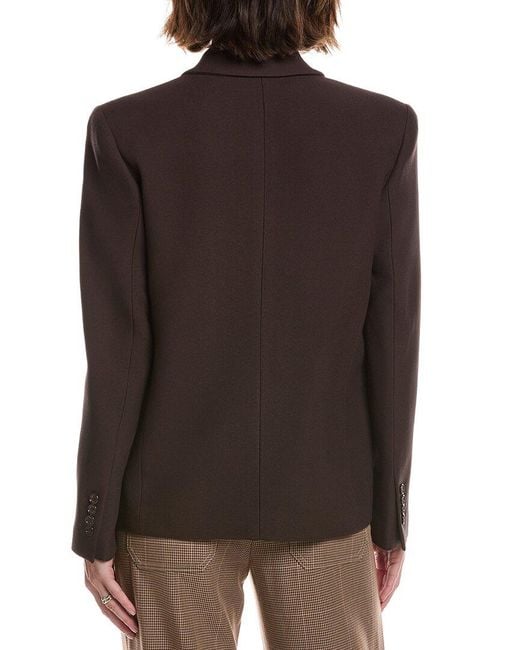 Michael Kors Brown Cutoff Blazer