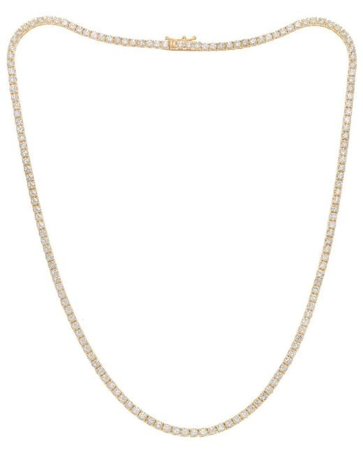 Diana M White Fine Jewelry 14k 5.60 Ct. Tw. Diamond Tennis Necklace