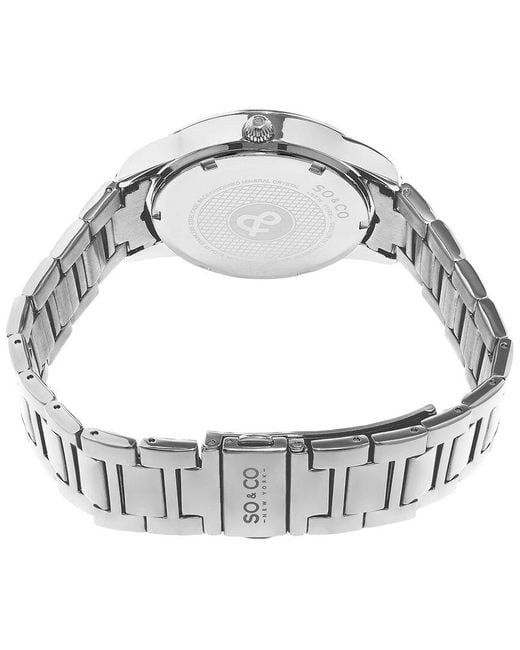 SO & CO Gray Madison Watch