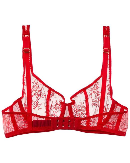 Journelle Red Romy Demi Bra