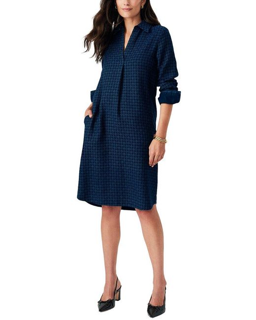 J.McLaughlin Blue Cagney Dress