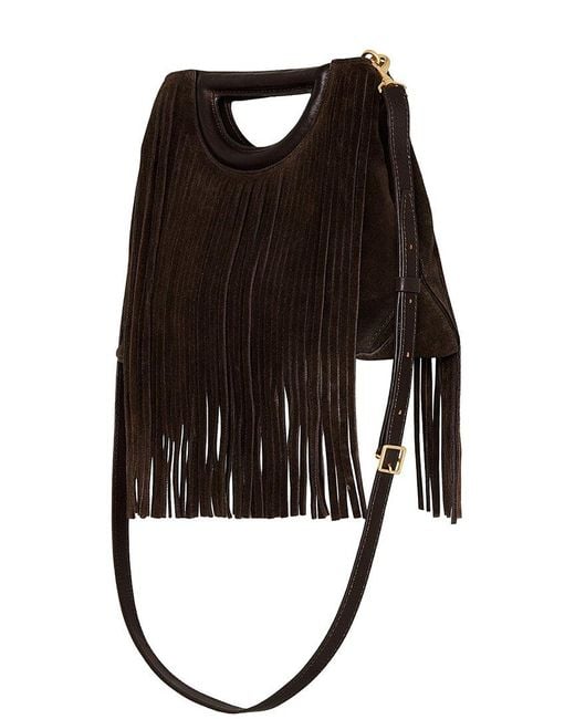 Rebecca Minkoff Black Fringe Handheld Leather Crossbody