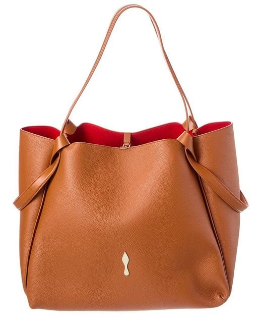 Christian Louboutin Brown Bettina Large Leather Tote
