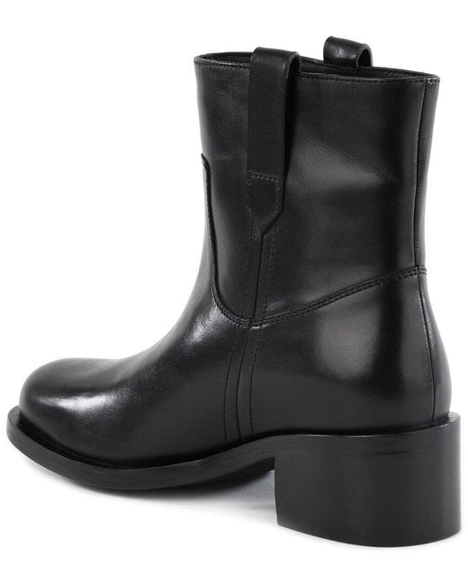 Seychelles Black Mid Leather Boot