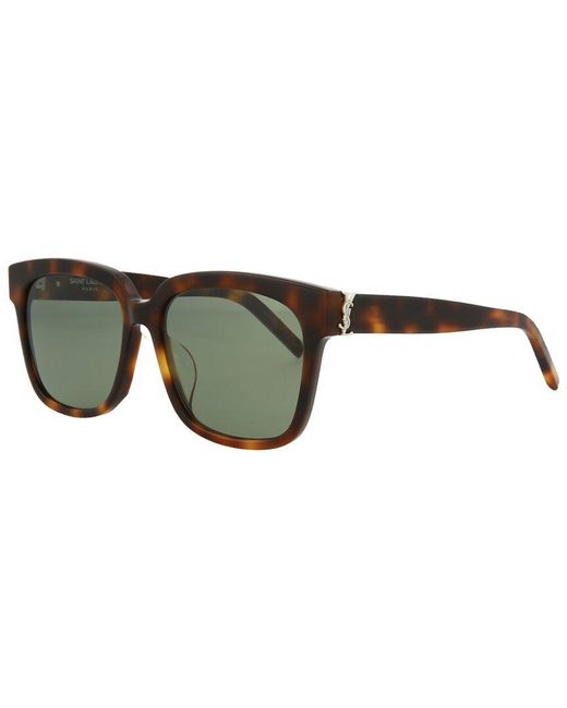 Saint Laurent Brown Slm40F 55Mm Sunglasses