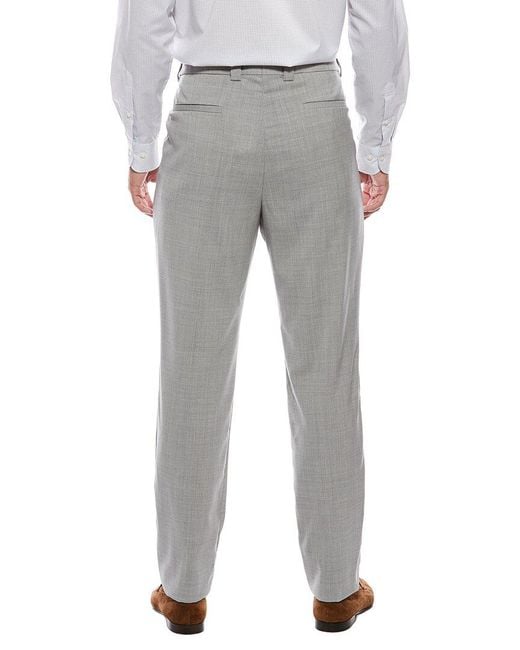 Brunello Cucinelli Gray Wool Trouser for men