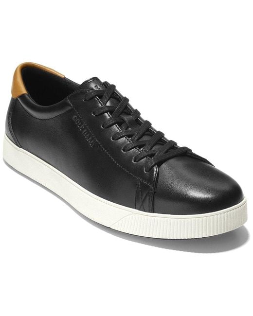 Cole Haan Black Nantucket 2.0 Leather Sneaker for men