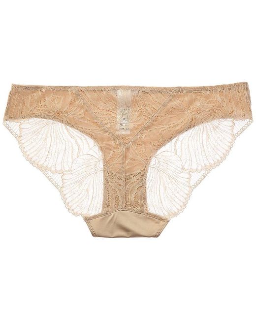Hanro Natural Lilith Lace Trim Bikini