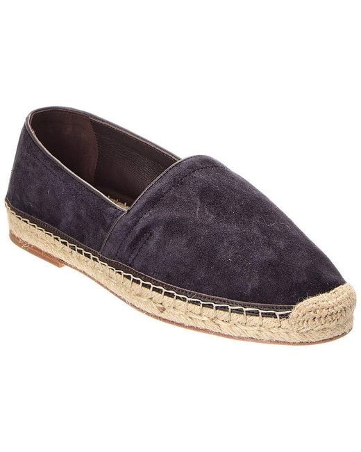 Brunello Cucinelli Blue Woven Leather Loafer for men
