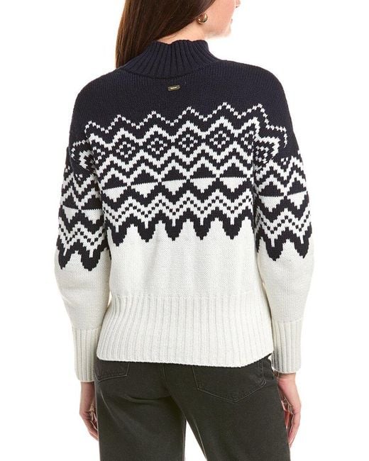 Barbour Black Gwyn Wool-Blend Sweater