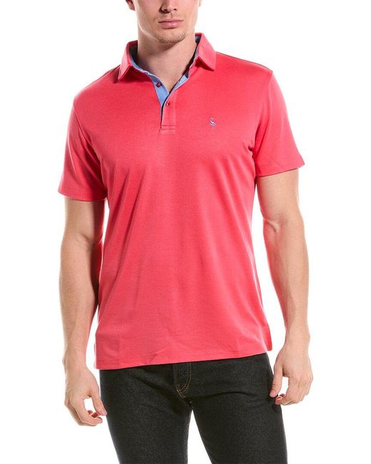 Tailorbyrd Red Polo Shirt for men