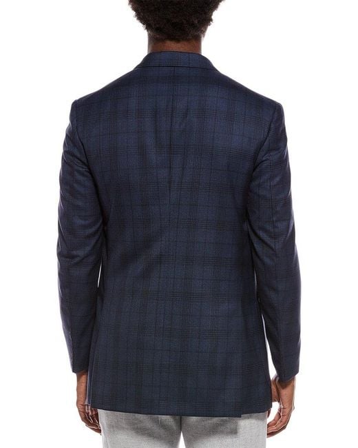 Isaia Blue Wool Blazer for men