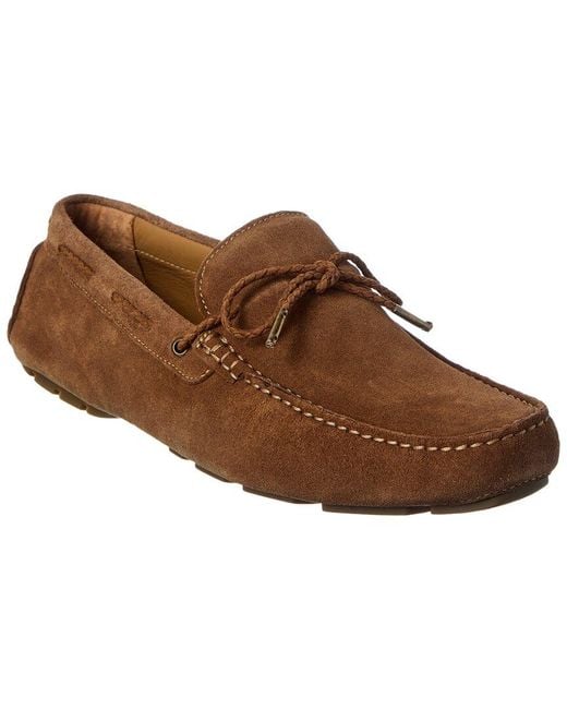 Donald J Pliner Brown Dutton02 Suede Driver for men