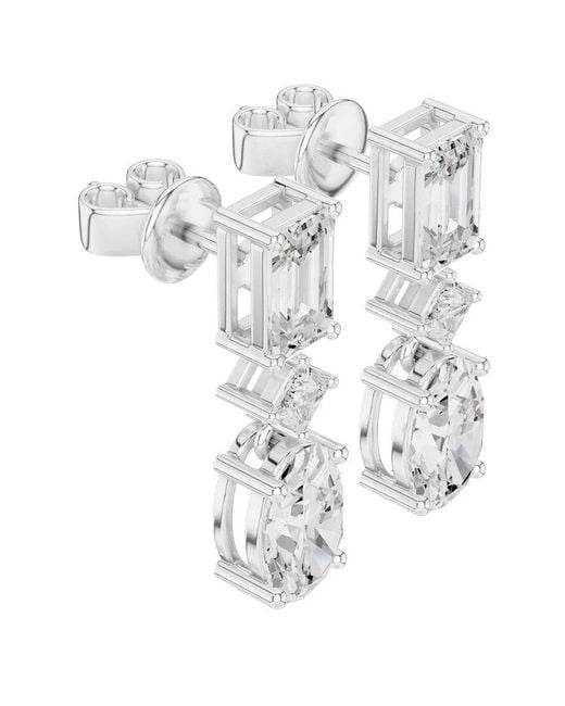 VOWE White 14K 3.12 Ct. Tw. Lab-Grown Diamond Earrings