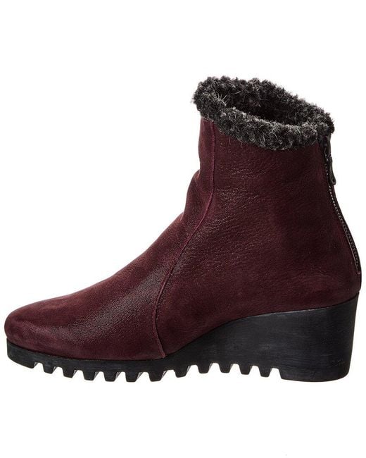 Arche Purple Laelys Leather Boot
