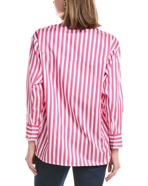 J.McLaughlin Red Alexis Blouse